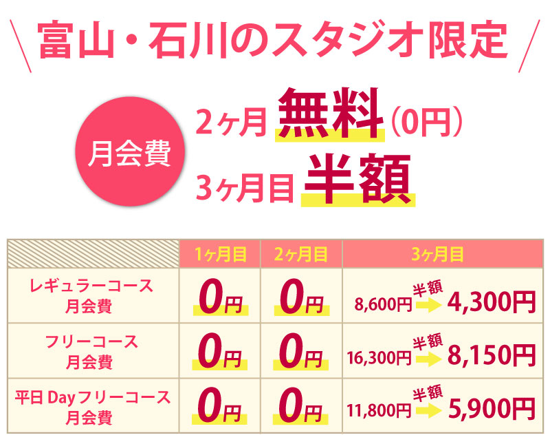 新規ご入会でヨガマットORヨガ本を含む3種の特典から一つプレゼント